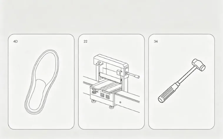 Orthotic Hard-Material Insoles Production Steps