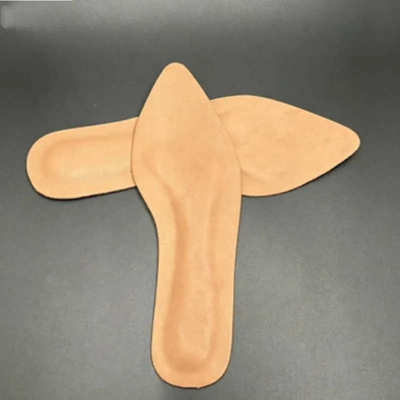 Genuine Cowhide Self-Adhesive Latex Cushion Insoles 3