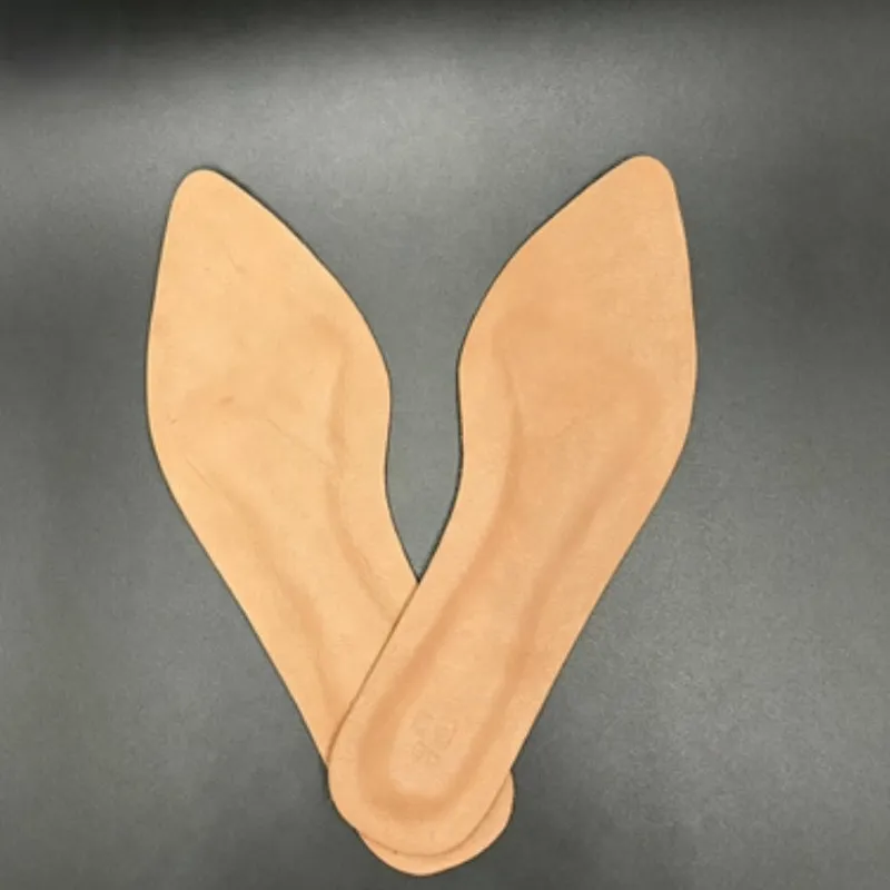 Genuine Cowhide Self-Adhesive Latex Cushion Insoles
